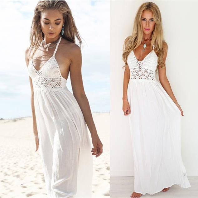 AuroraLace™ Chiffon Summer Dress