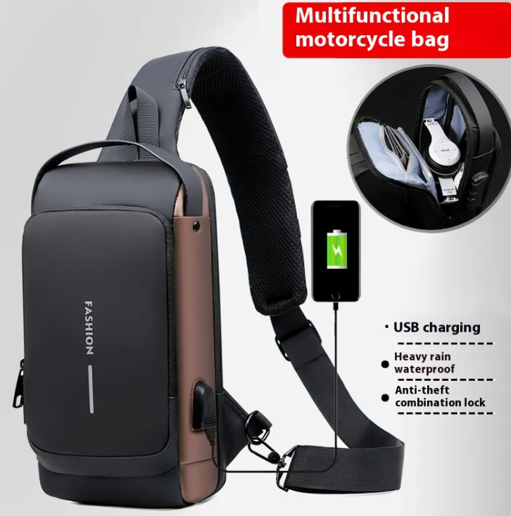 SecureFlex™ Bolsa Antirrobo con Candado de Seguridad