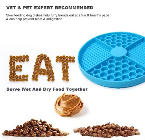 LICKY™ — Tapete de Lamer Calmante para Perros y Gatos