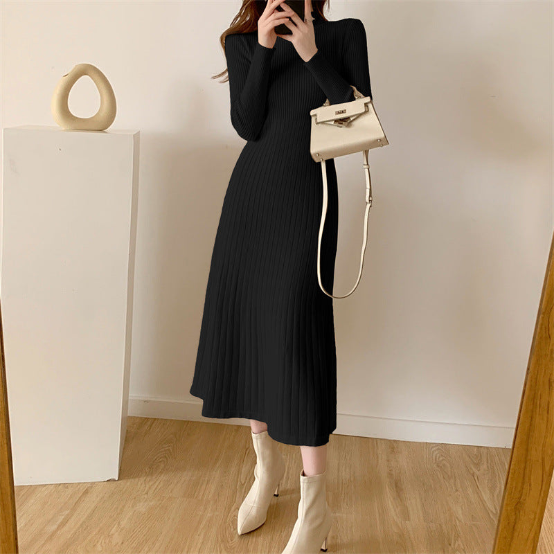 Cozy Élégance — Vestido Largo de Suéter