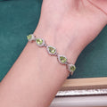VERDÉA™ — Pulsera de Cristal Natural Olivino