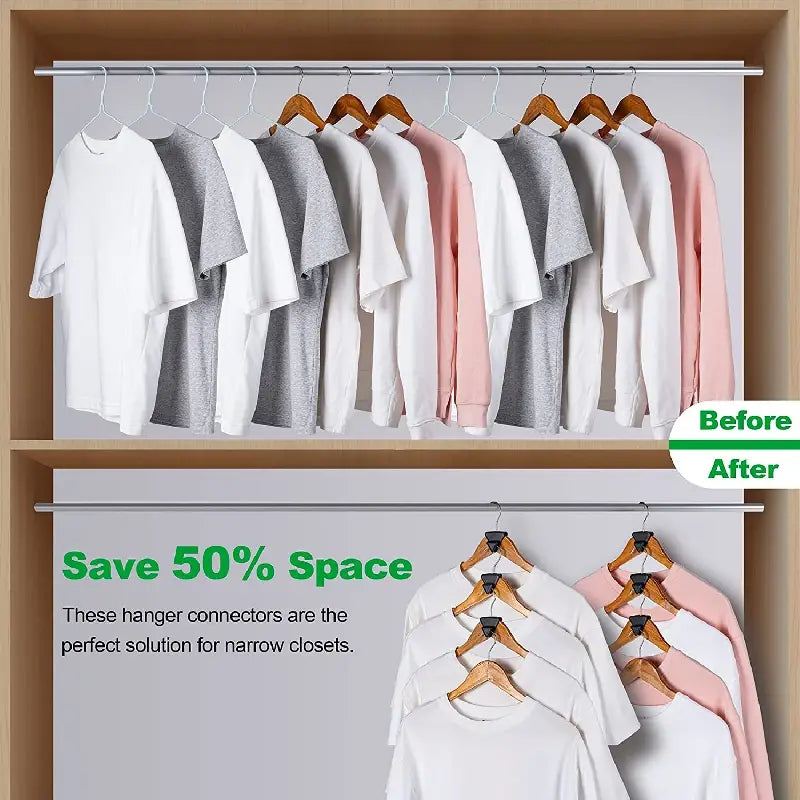 SpaceMax™ Organizador de Clóset (12 Piezas) 🏡