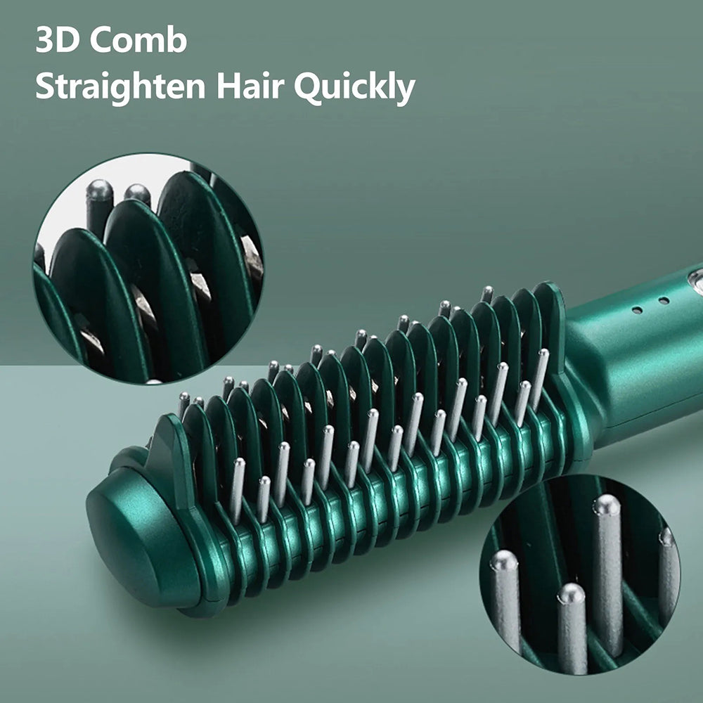 GLAMGO™ — Cepillo 2 en 1 para Alisar y Ondular