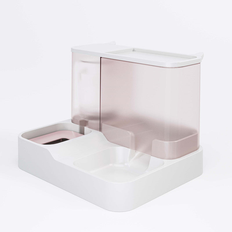 AquaFeast™ Alimentador Automático con Dispensador de Agua