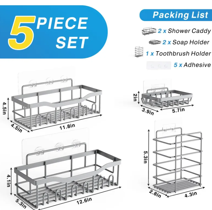 BathSpace™ 5-Tier Organizer