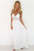 AuroraLace™ Chiffon Summer Dress