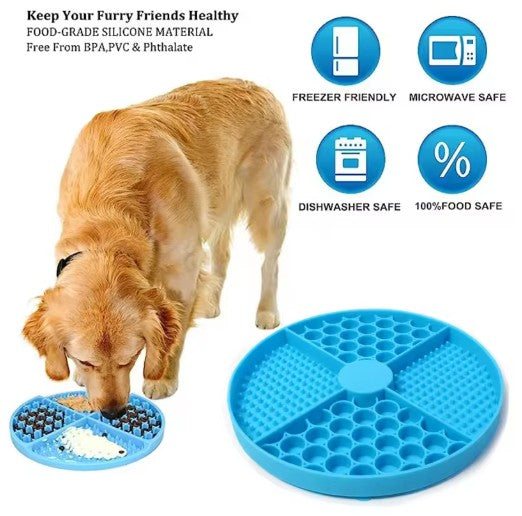 LICKY™ — Tapete de Lamer Calmante para Perros y Gatos