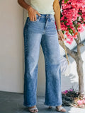 ✨ UrbanFlex™ High Rise Wide Leg Jeans