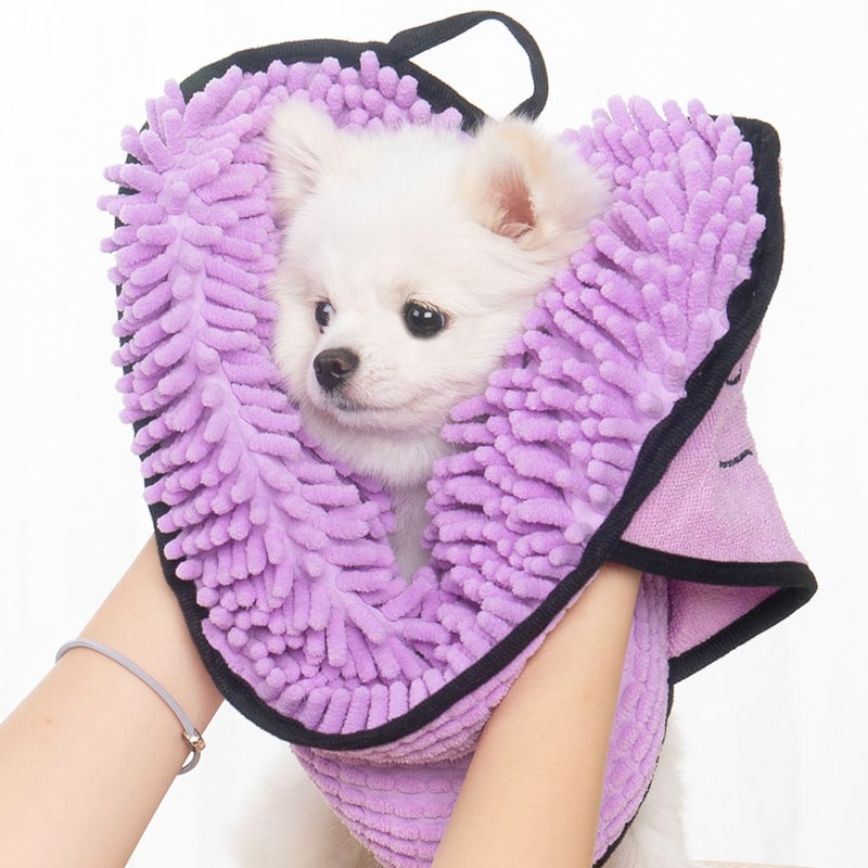 DRYPAW™ — Bata y Toalla Súper Absorbente para Mascotas