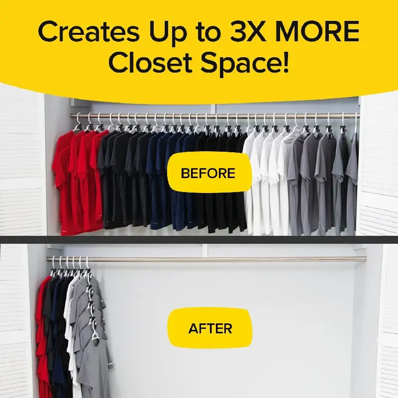 SpaceMax™ Organizador de Clóset (12 Piezas) 🏡