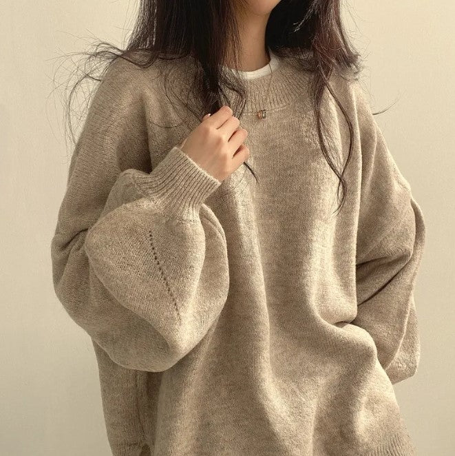 CozyLuxe™ Lantern Sleeve Sweater